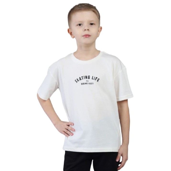 Детская футболка Bumbacel BT64120P_0907_S77 White, 11-12 years