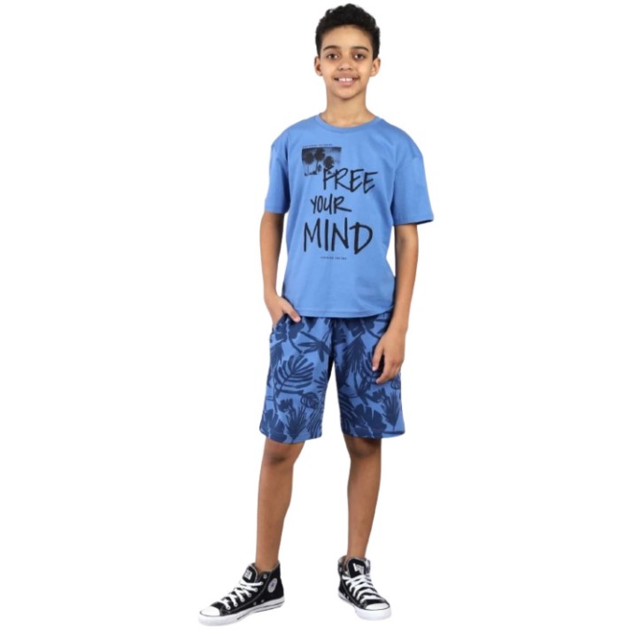 Costum sportiv pentru copii Bumbacel BTR90307P_3920_S77 Blue, 9-10 years