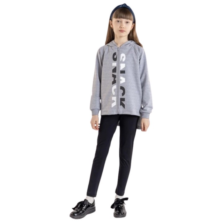 Детская толстовка Bumbacel GC25065M_4001A1_S55 Grey, 8-9 years