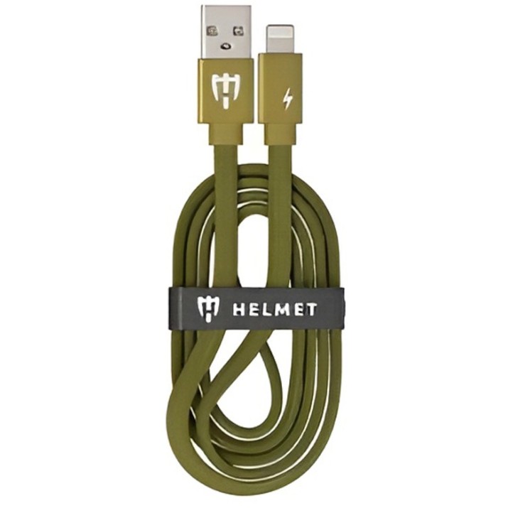 USB Кабель Helmet USB to Lightning Kevlar Flat 1m Camo (HMT-CULKFCM)