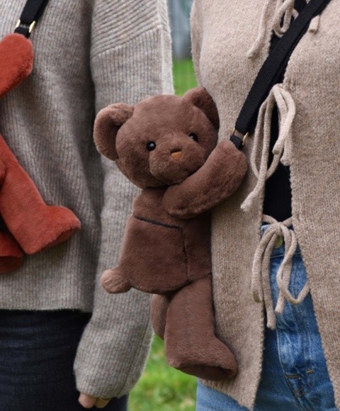 Rucsac pentru copii Doudou Bear Brown (DC4380)