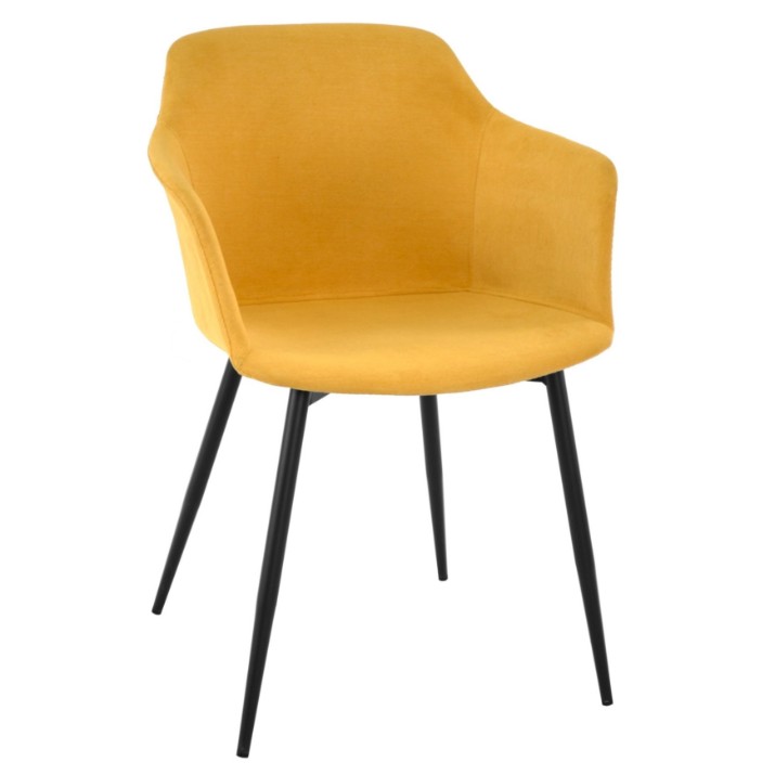 Стул Deco Aster SL-7047QB Yellow/Black (SASTR-DLK-YELBLK)