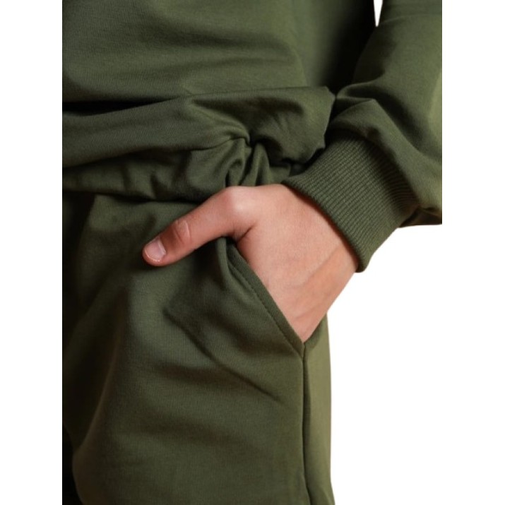 Costum sportiv pentru copii Bumbacel GTR24587K_0426A1_S96 Green, 9-10 years