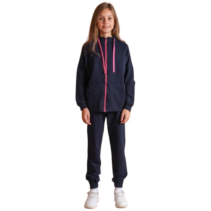 Costum sportiv pentru copii Bumbacel GTR24588_3920_S96 Blue, 9-10 years