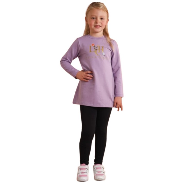 Детский лонгслив Bumbacel GRT22516_3817_S85 Purple, 11-12 years