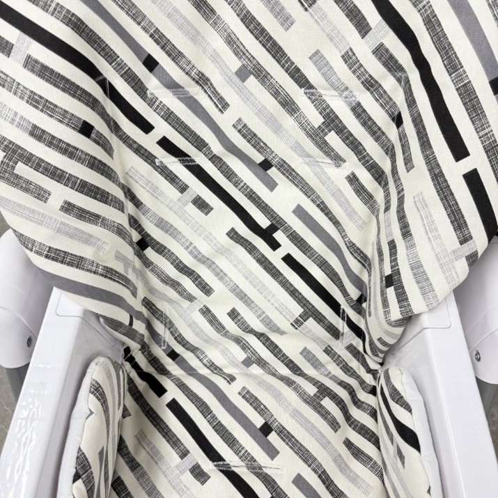 Husa pentru scaun de masa Holala Kids Classic Zebra Grey