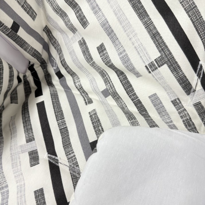 Husa pentru scaun de masa Holala Kids Classic Zebra Grey