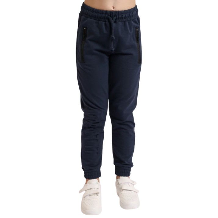 Pantaloni spotivi pentru copii Bumbacel GP24085K_4010_S76 Blue, 12-13 years