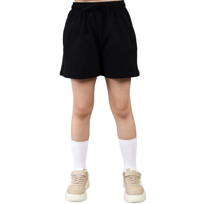 Pantaloni scurți pentru copii Bumbacel GPS70581_0303_S77 Black, 8-9 years