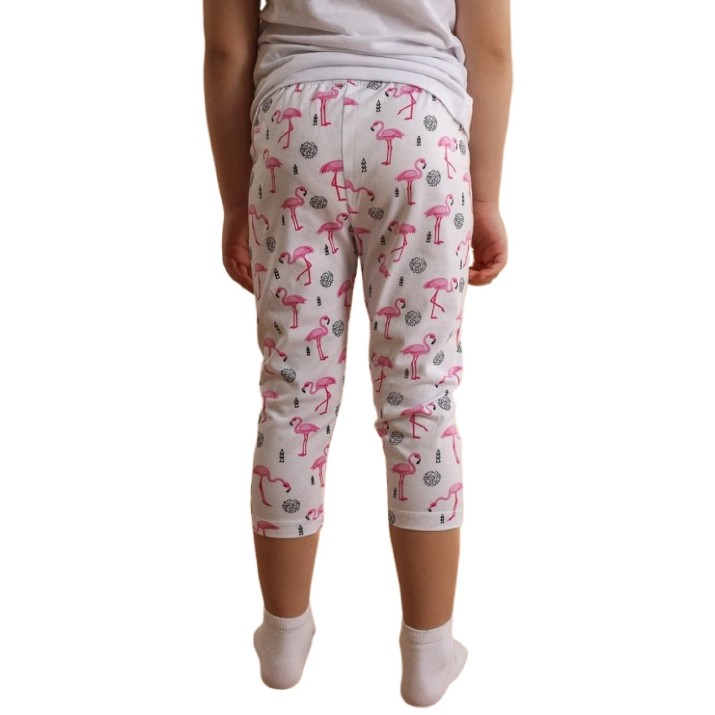Детские леггинсы Bumbacel GLG24080K_0004_Flamingo_S25 White, 4-5 years