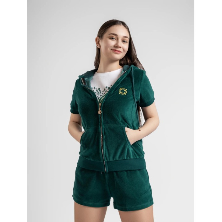 Женский спортивный костюм Bumbacel WCOM0054_5220_S5 Green, s.S