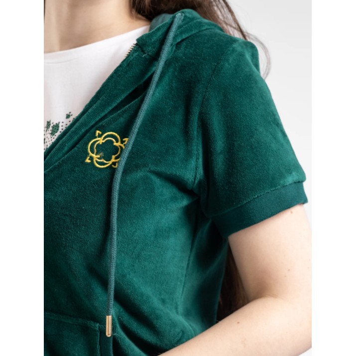 Costum sportiv damă Bumbacel WCOM0054_5220_S5 Green, s.XXL
