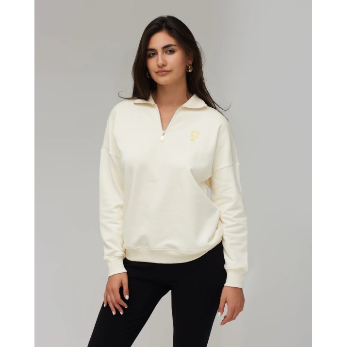 Женская толстовка Bumbacel WH4641_0103A1_S6 Cream, s.L