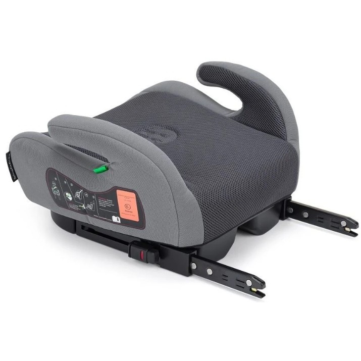 Scaun auto înălțător pentru copii Petite&Mars Optimus Pro i-Size Grey (647681)