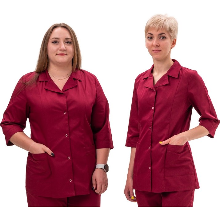 Cămașă medicală Soling Melissa Burgundy Shirt, s.46