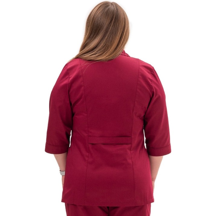 Медицинская рубашка Soling Melissa Burgundy Shirt, s.50