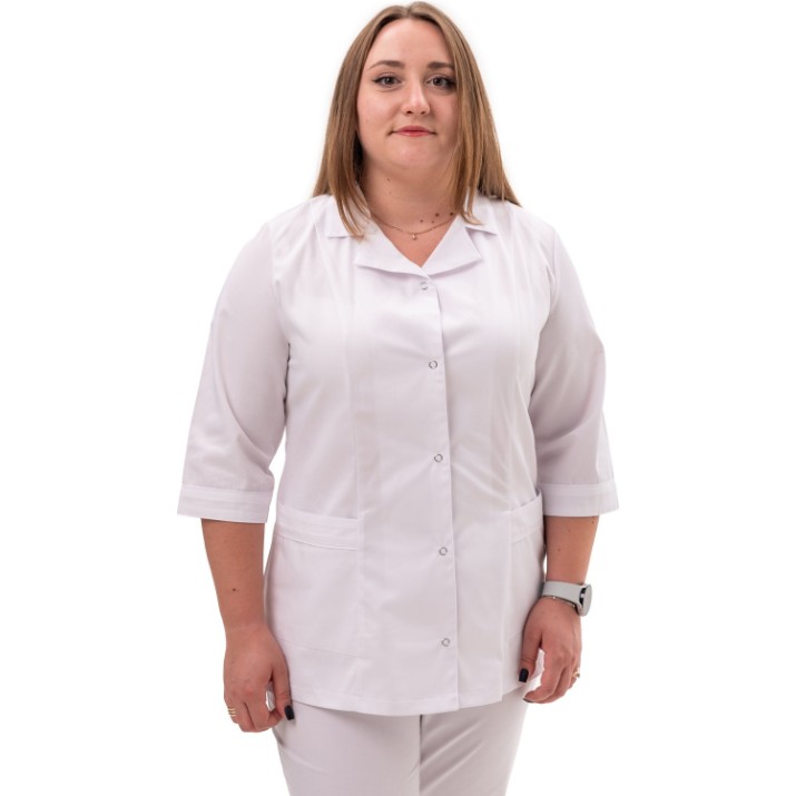 Медицинская рубашка Soling Melissa White Shirt, s.50