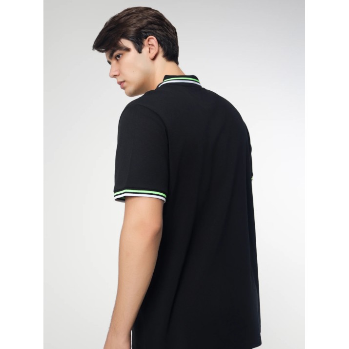 Поло Bumbacel MTP5967K_4008_M6 Black, s.XL