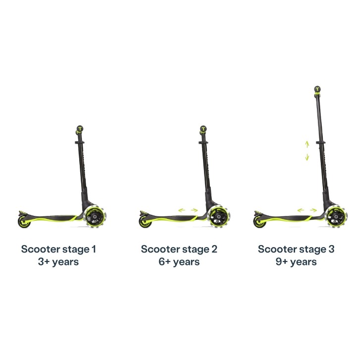 Trotinetă SmarTrike 3-12yrs Xtend Lime (2301204)