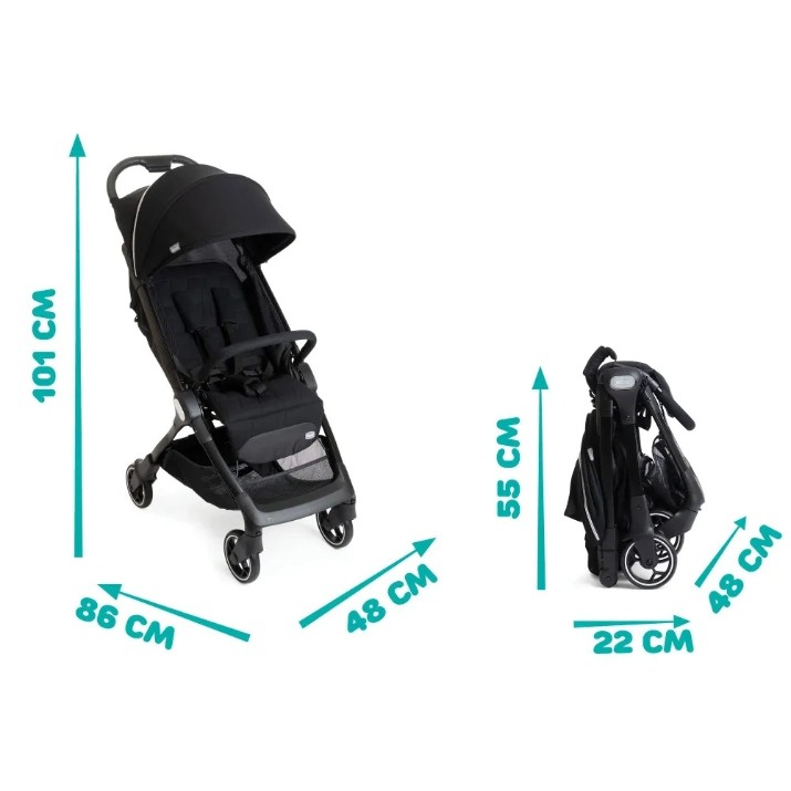 Коляска Chicco We Negru (7988595)