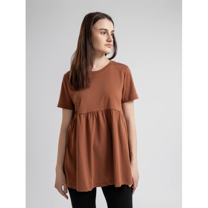 Tricou de dame Bumbacel WT3840_Brown_XS5 Brown, s.M