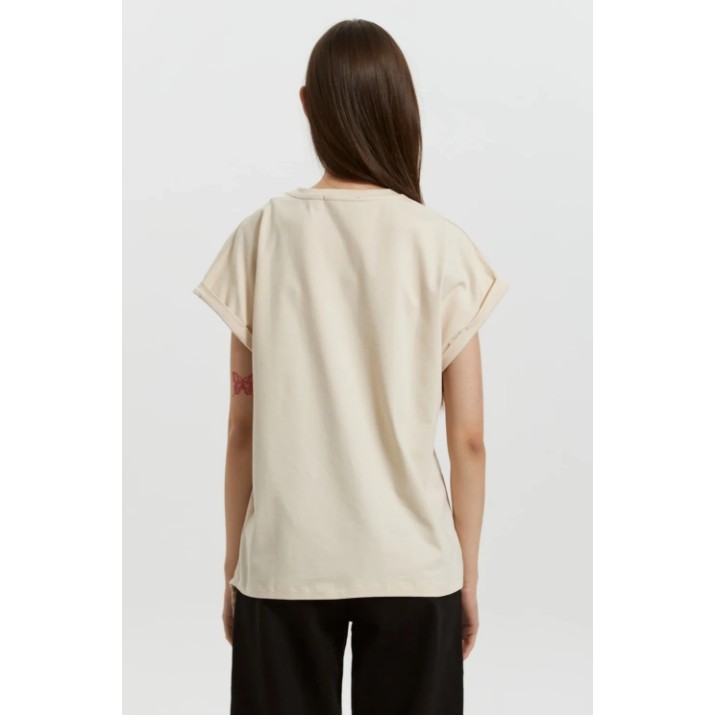 Женская футболка Bumbacel WT3884_0105_XS5 Cream, s.XL