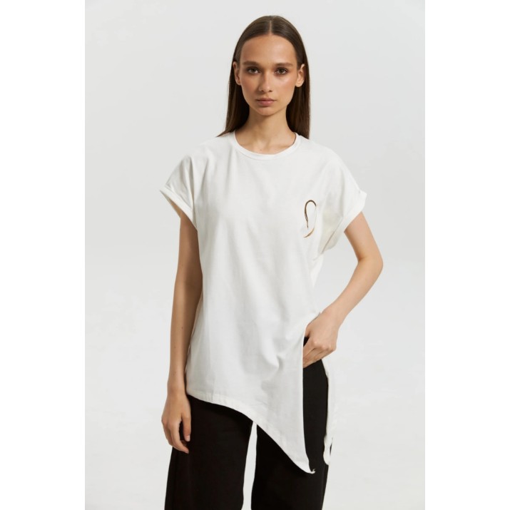 Женская футболка Bumbacel WT3884_0601_XS5 White, s.S