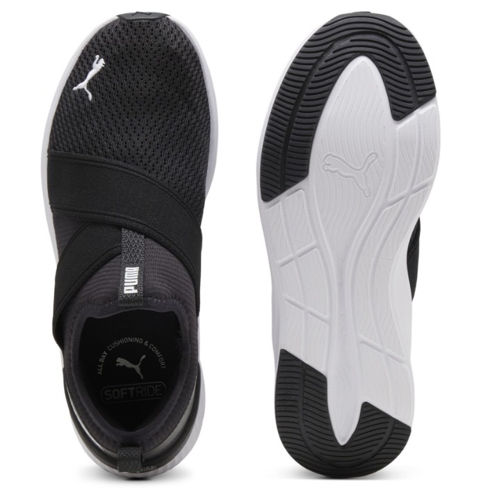 Adidași pentru dame Puma Softride Harli Slip On Wns Puma Black/White, s.35.5