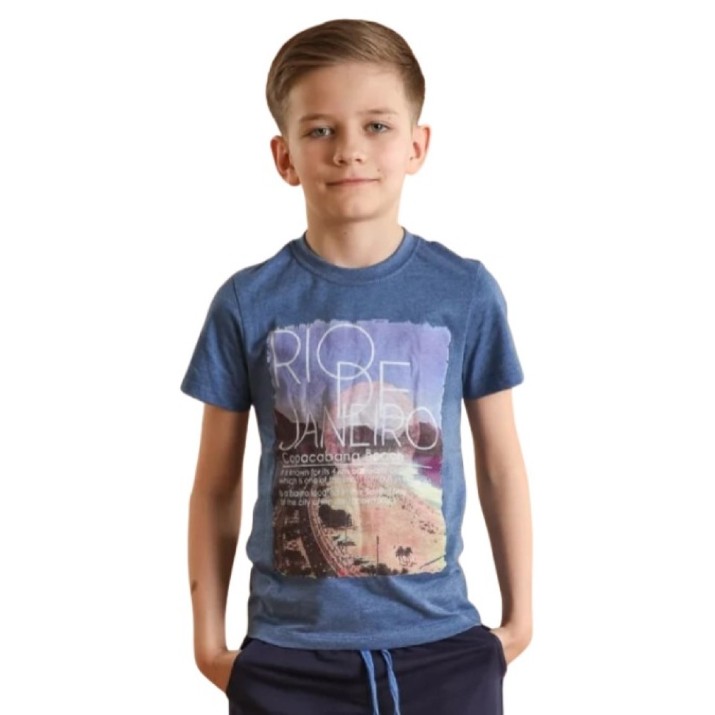 Tricou pentru copii Bumbacel BT11010_4026_S27 Blue, 2-3 years