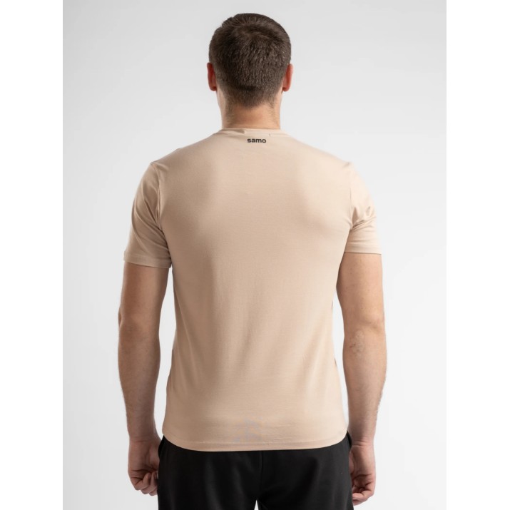 Мужская футболка Bumbacel MT5618_1309A1_XS6 Brown, s.S