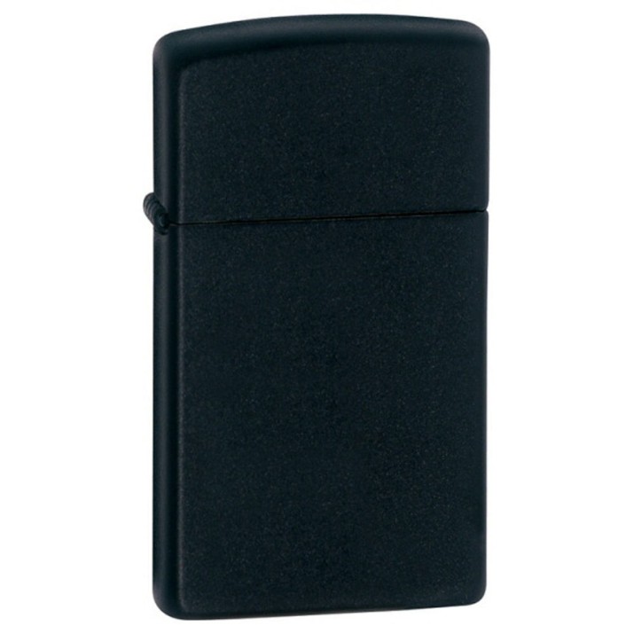 Зажигалка Zippo 1618 Black Matte Slim