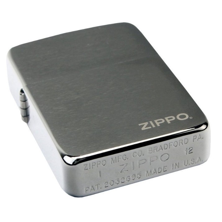 Зажигалка Zippo 24485 1941 Replica Black Ice Logo