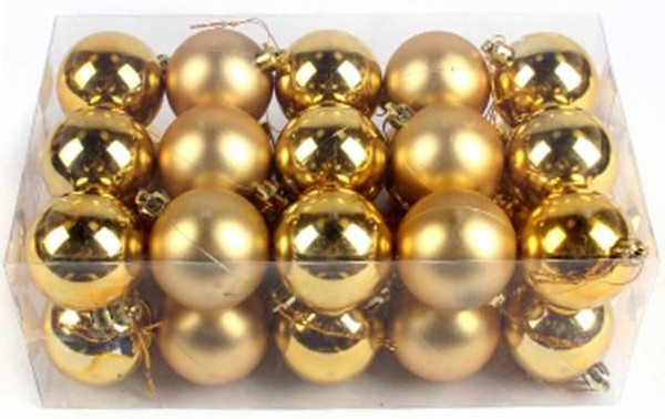 Ёлочные шары Christmas 30x50mm (35359)