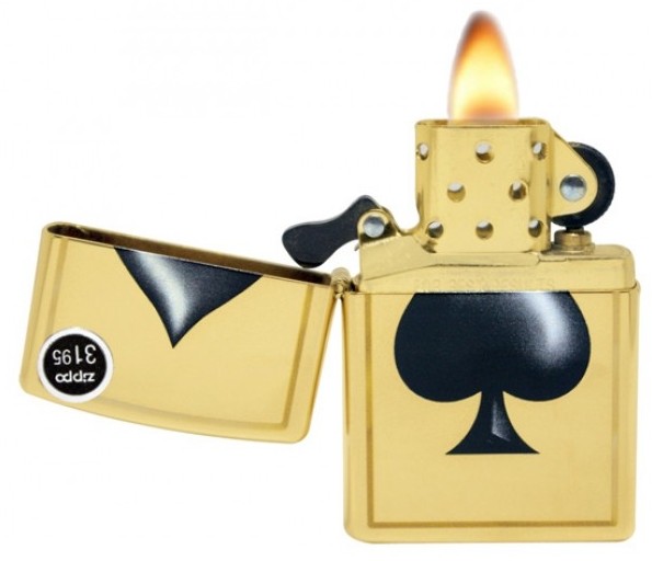 Зажигалка Zippo 29094 Ace of Spades HP Brass