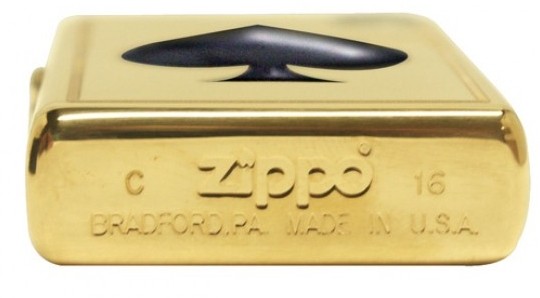 Зажигалка Zippo 29094 Ace of Spades HP Brass