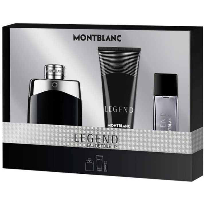 Set de parfumuri pentru el Montblanc Legend EDT 100ml + EDT 15ml + Shower Gel 100ml