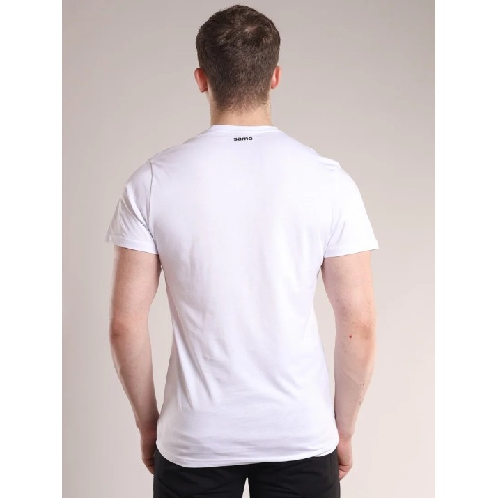 Мужская футболка Bumbacel MT5622K_4001K13_S6 White, s.XL