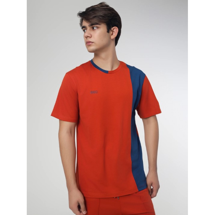 Costum sportiv pentru bărbați Bumbacel MSET8003_1355_M5 Red, s.XL