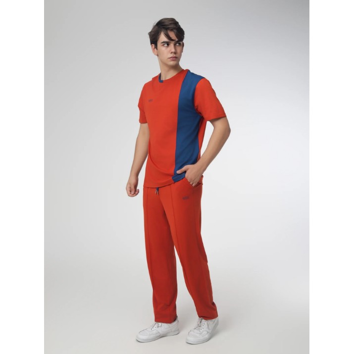 Мужской спортивный костюм Bumbacel MSET8003_1355_M5 Red, s.XXL