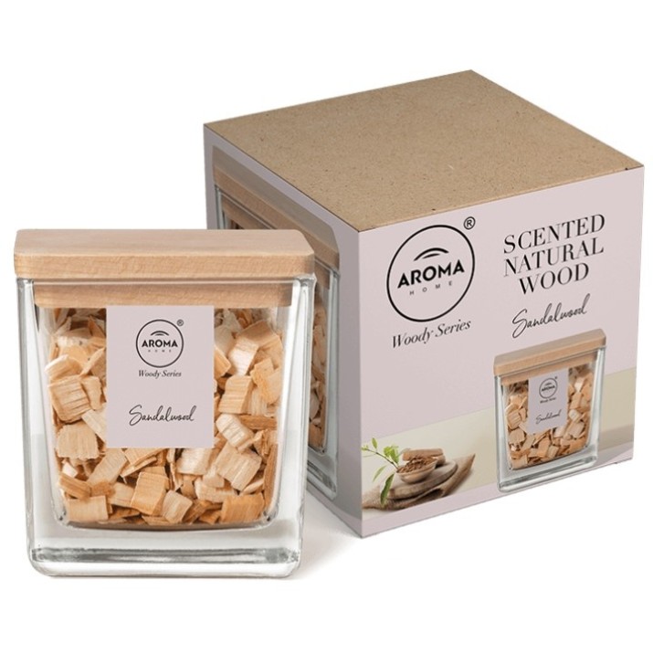 Аромадиффузор Aroma Home Series Wooden Chips Sandal Wood 70g