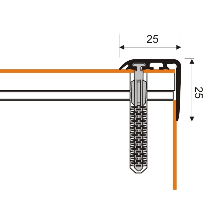 Profil pentru podea Myck D-K0300-7E-200