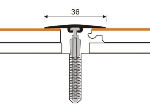 Profil pentru podea Myck D-P0100-6E-200