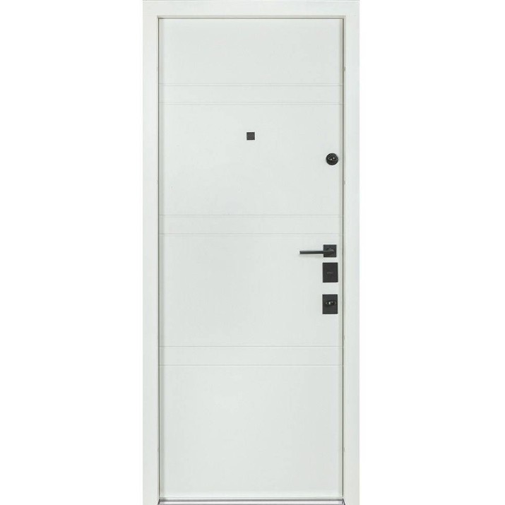 Входная дверь Булат Термо Expert 550 Roxy Anthracite Grey/253 White Supermatt 850mm Left