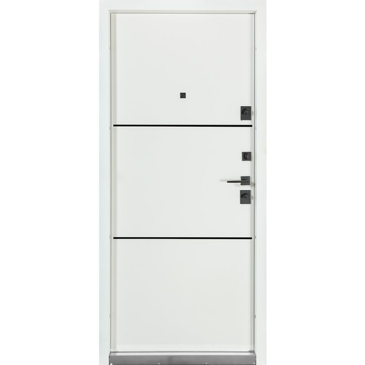 Входная дверь Булат Термо Fortezza 536 Mamba Morion/White Supermatt 850mm Right