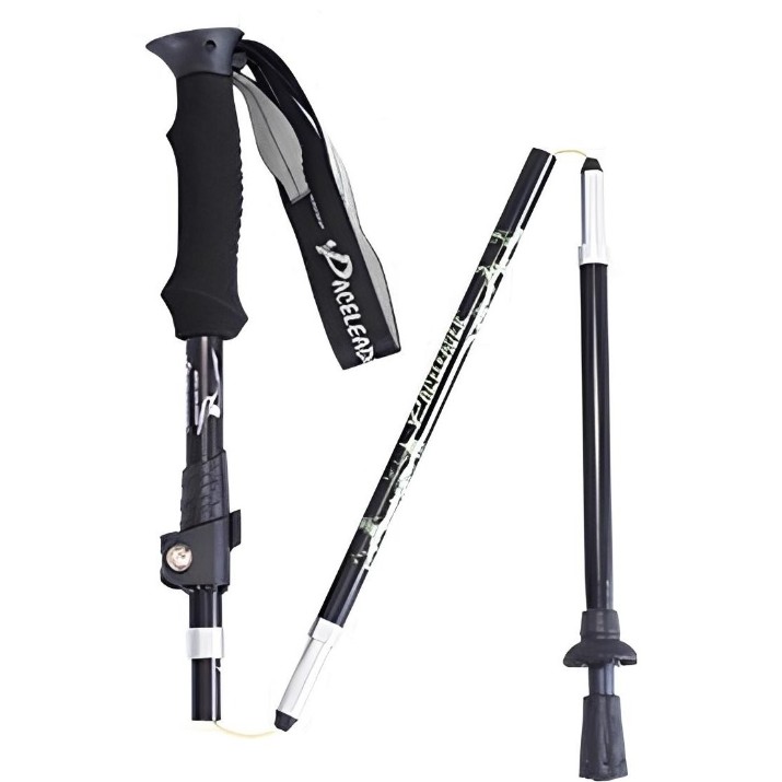 Băț de trekking Paceleader Trekking Pole AT15 Black