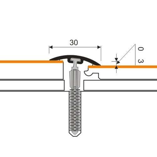 Profil pentru podea Myck D-P0300-1E-200