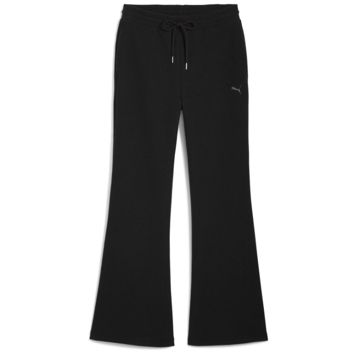 Pantaloni spotivi de dame Puma Her Comfort High-Waist Winterized Straight Pants Op Puma Black, s.L