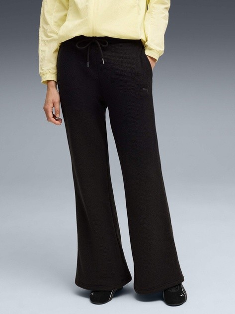 Женские спортивные штаны Puma Her Comfort High-Waist Winterized Straight Pants Op Puma Black, s.S