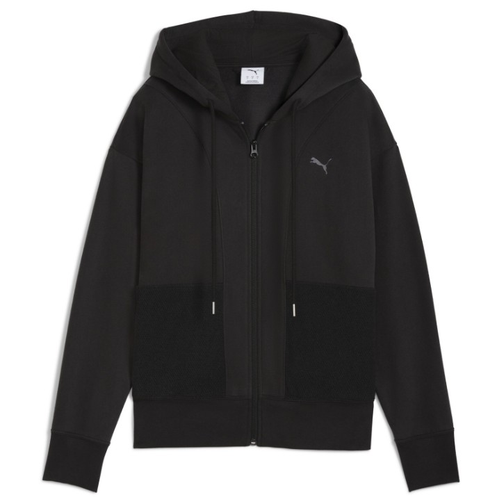 Женская толстовка Puma Her Relaxed Full-Zip Puma Black, s.XS