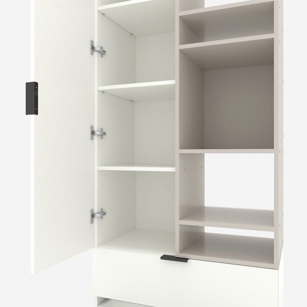 Dulap Nex Home A001R Cashmere/White Snow (NX-00000199)